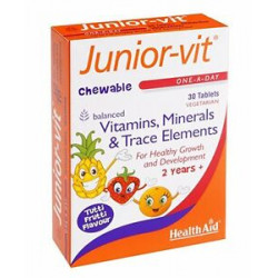 Junior vit 30tab health aid