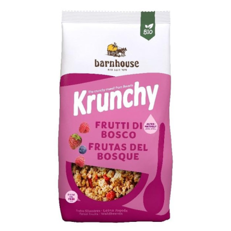 Krunchy sun frutas bosque 750gr barnhouse
