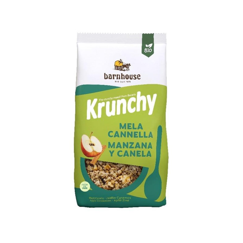 Krunchy sun canela manzana bio 750gr barnhouse