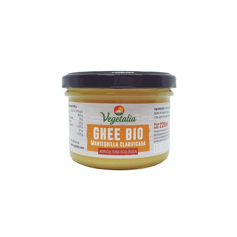 Mantequilla ghee clarificada bio 220ml vegetalia