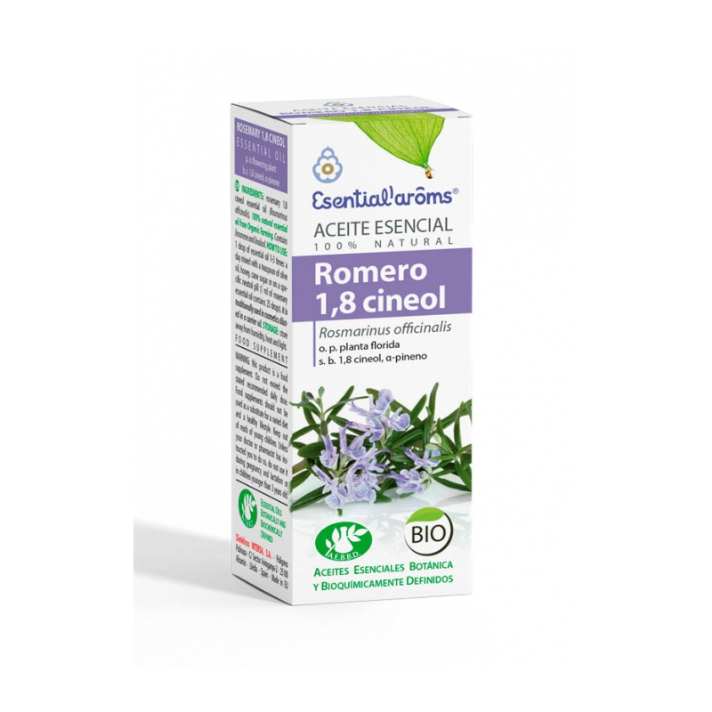 Aceite esencial romero 1.8 cineol 100ml esential a