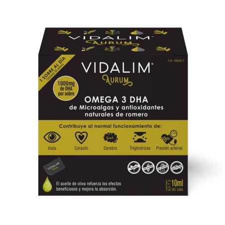 Vidalim aurum omega 3 dha 30 sobres frialtec
