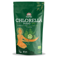 Iswari chlorella polvo bio 125g