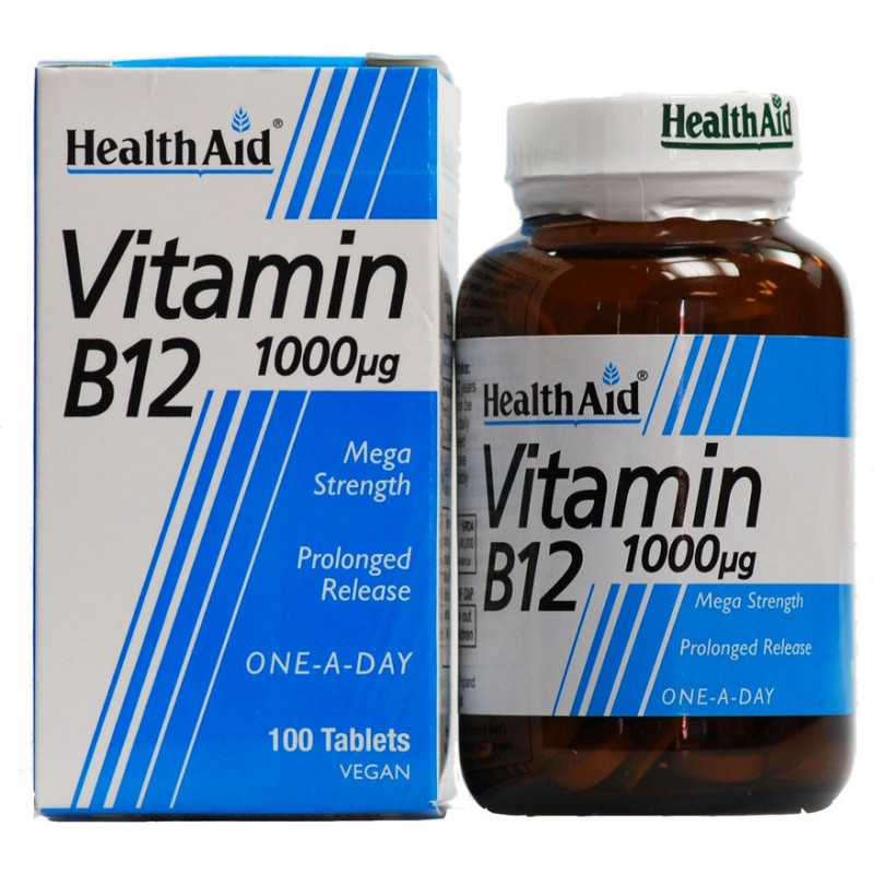 Vitamina b12 1000 ui 100 tabletas health aid