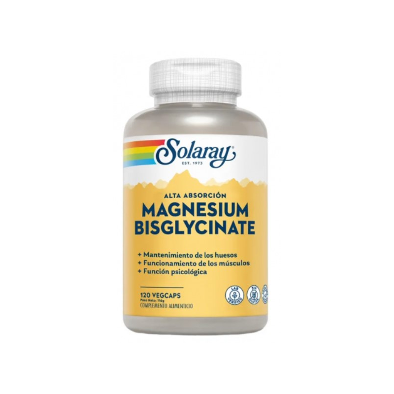 Magnesio bisglycinate 120vegcaps solaray