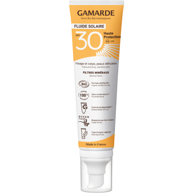 Gamarde fluido protector solar spf30 100ml bio