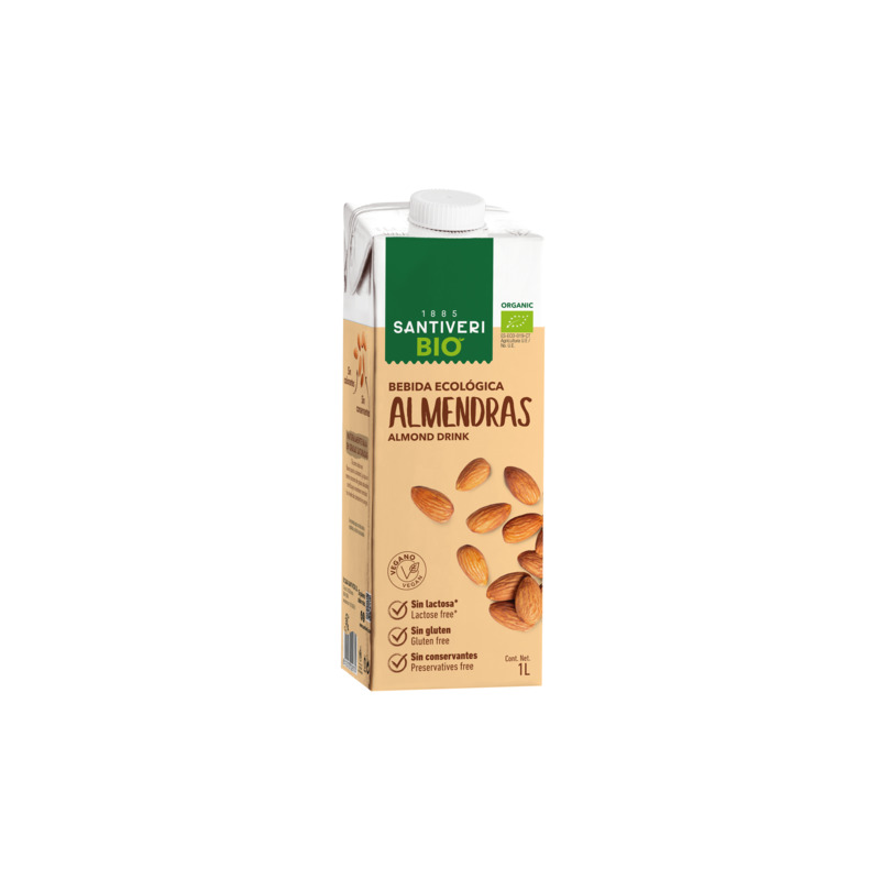 Leche de almendras 1l santiveri
