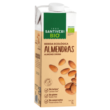 Leche de almendras 1l santiveri