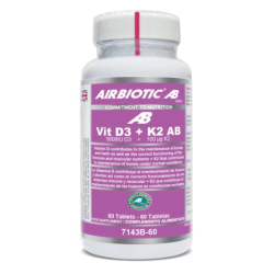 Vitamina d3+k2 5000iu/100ug 60tab. airbiotic