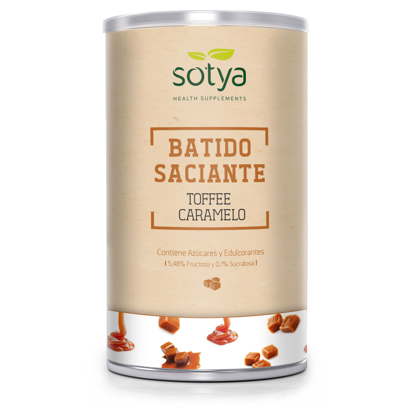 Batido saciante toffee caramelo sotya 550g