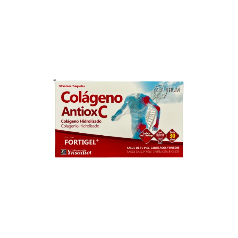 Colageno antiox c fortigel30 sobres fresa zentrum