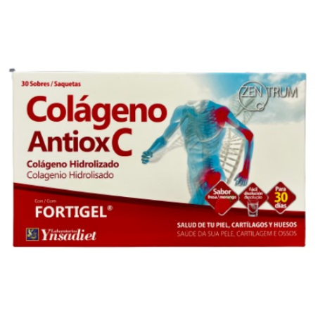 Colageno antiox c fortigel30 sobres fresa zentrum