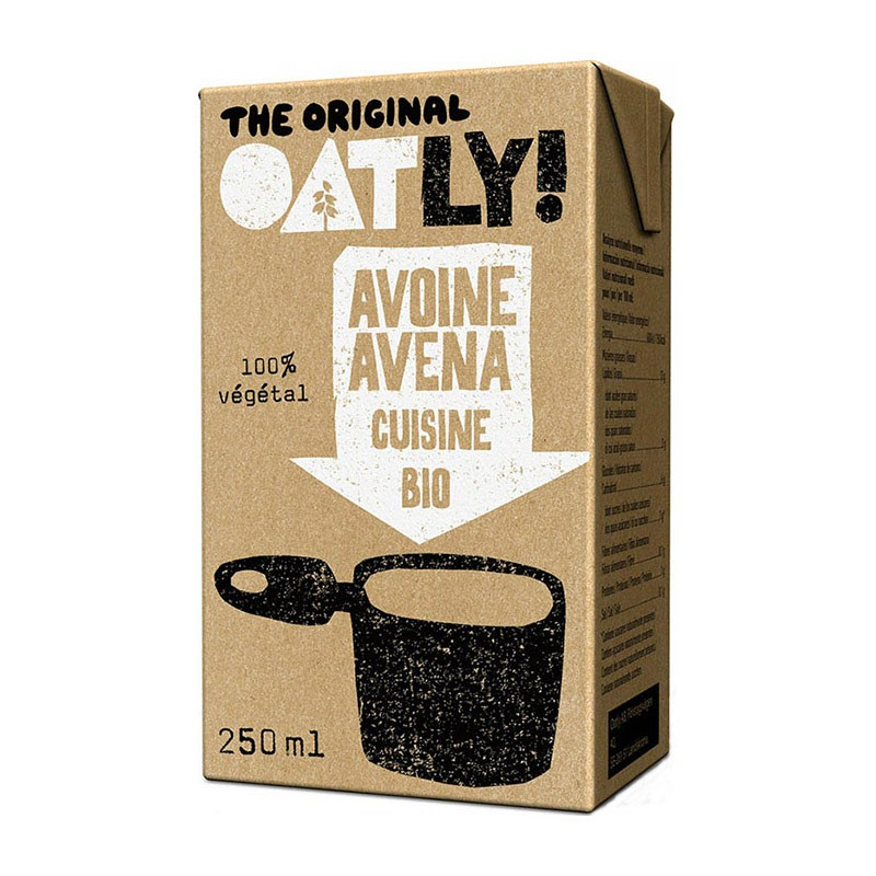 Crema avena cuisine oatly bio 250ml