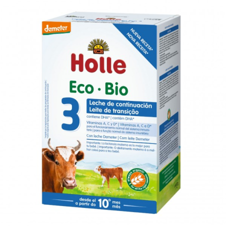 Holle leche vaca nº3 bio 600g a partir 10 meses