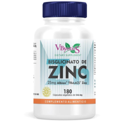 Zinc bisglicinato 25mg 180cap vbyotics