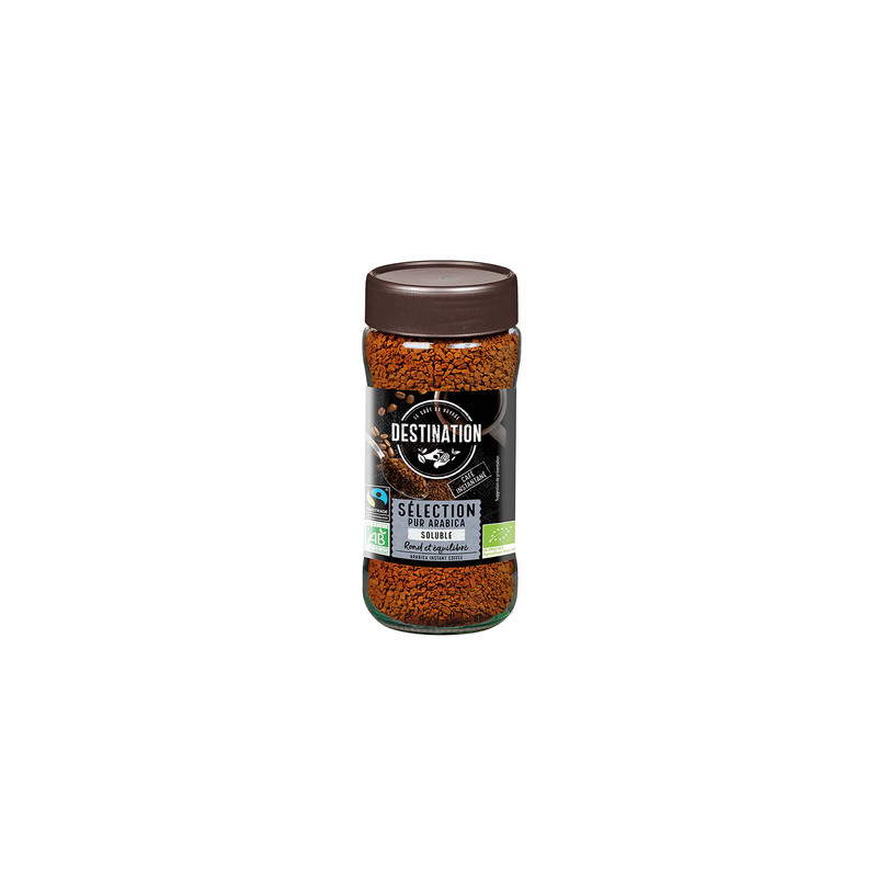 Destination cafe soluble selection arabica bio