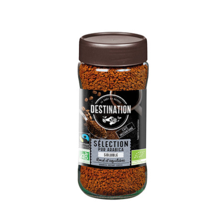 Destination cafe soluble selection arabica bio