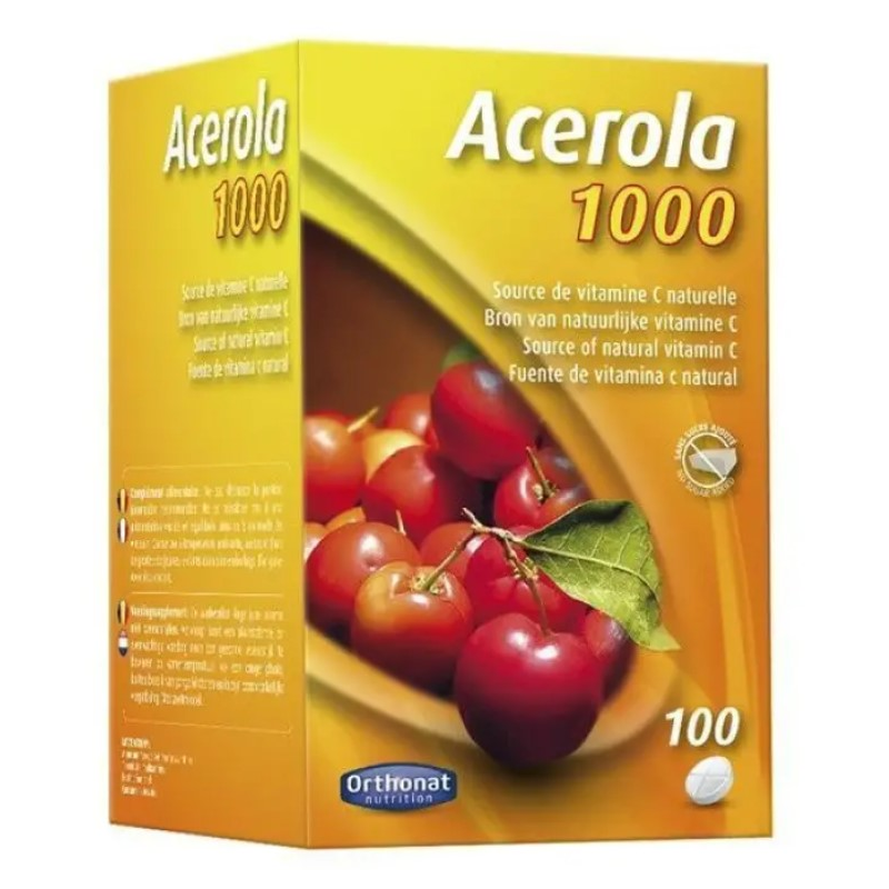 Acerola 1000mg 100 comprimidos orthonat