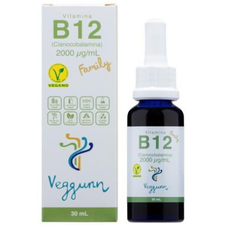 Vitamina b12 2000ug/ml family veggunn 30ml v.2000
