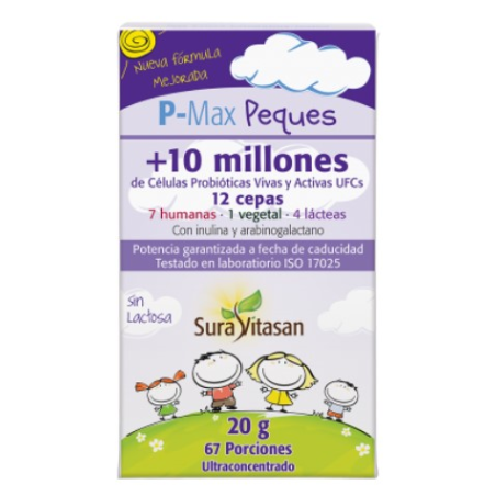 P-max peques 10000 millones 12 cepas 20g sura vita