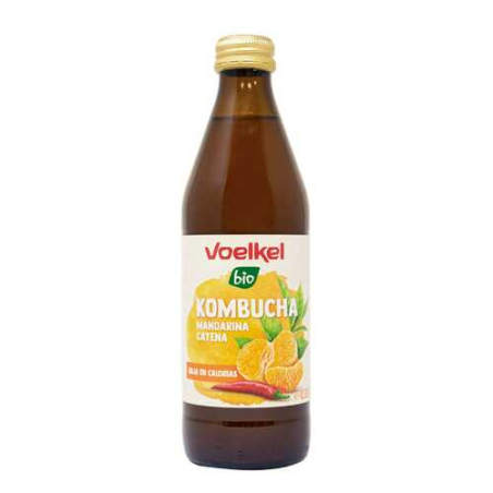 Kombucha mandarina cayena voelkel bio 330ml