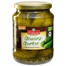 Pepinillos agridulces demeter schweizer 720g