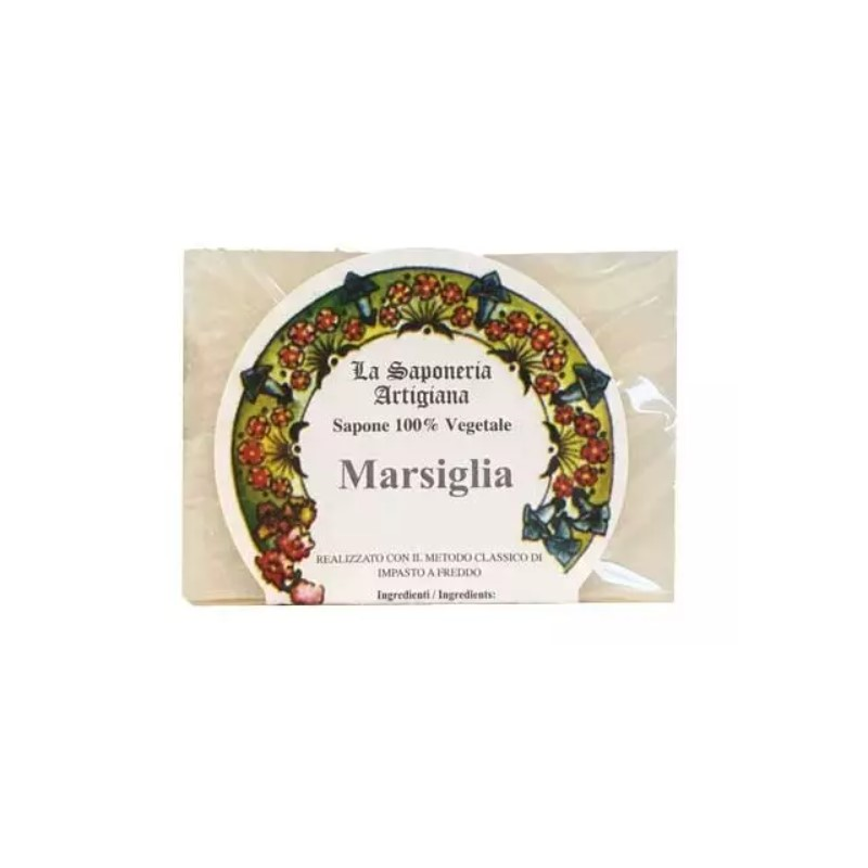 Jabon marsella la saponeria artigiana pastilla 100
