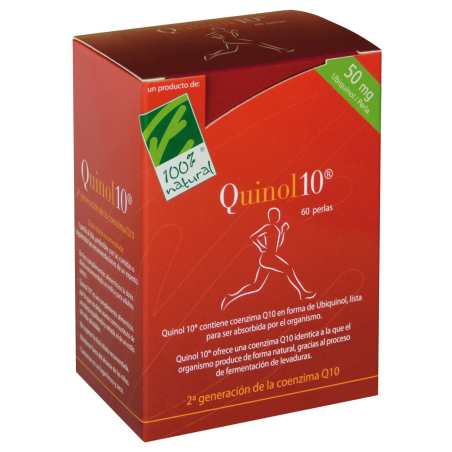 Quinol 10 60perlas 50mg 100%