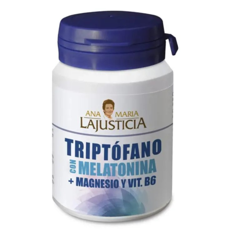 Triptofano+mag+melatonina+ b6 60comp amj