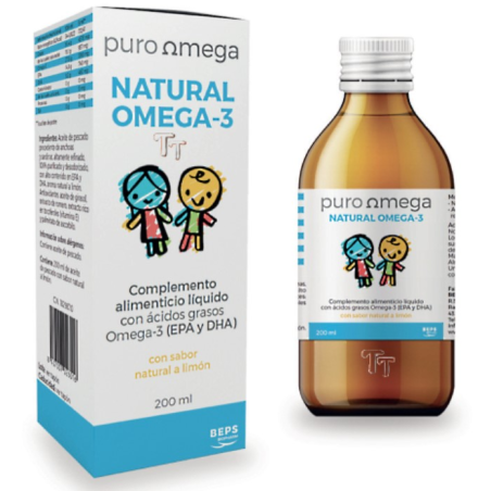 Natural omega-3 niños 200ml beps puro omega