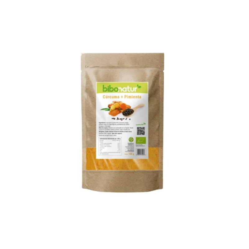 Curcuma+pimienta bio 150g bibonatur
