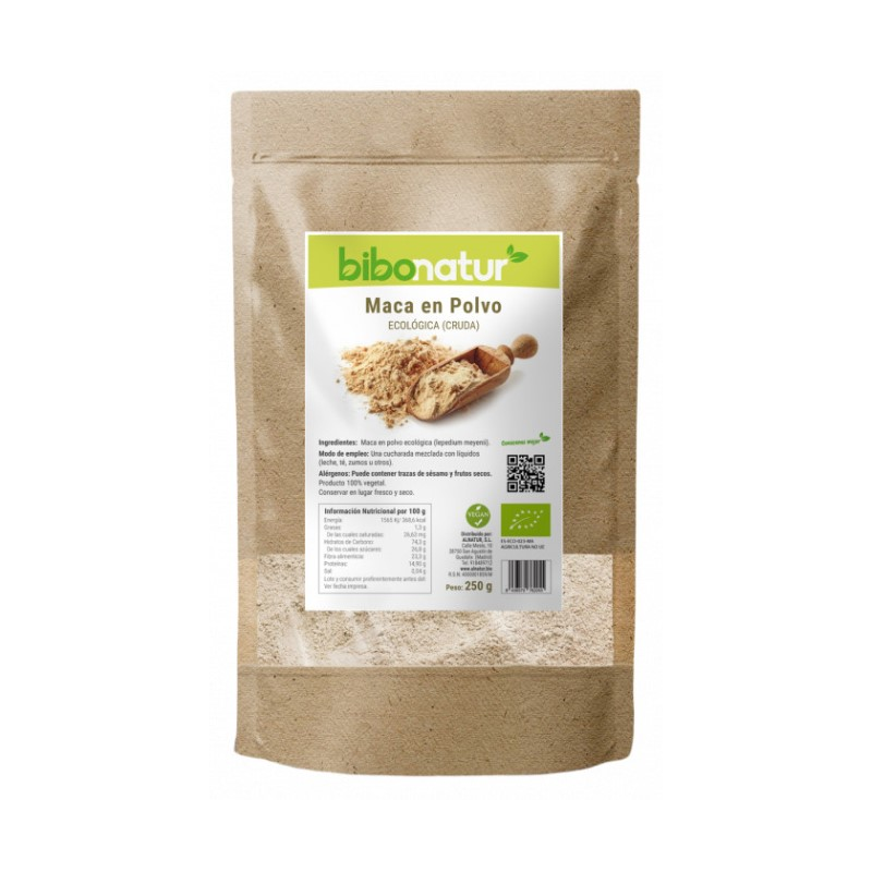 Maca cruda polvo 250g bibonatur