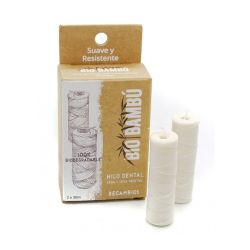 Bb hilo seda dental recambio 2unid de 30m biobambu