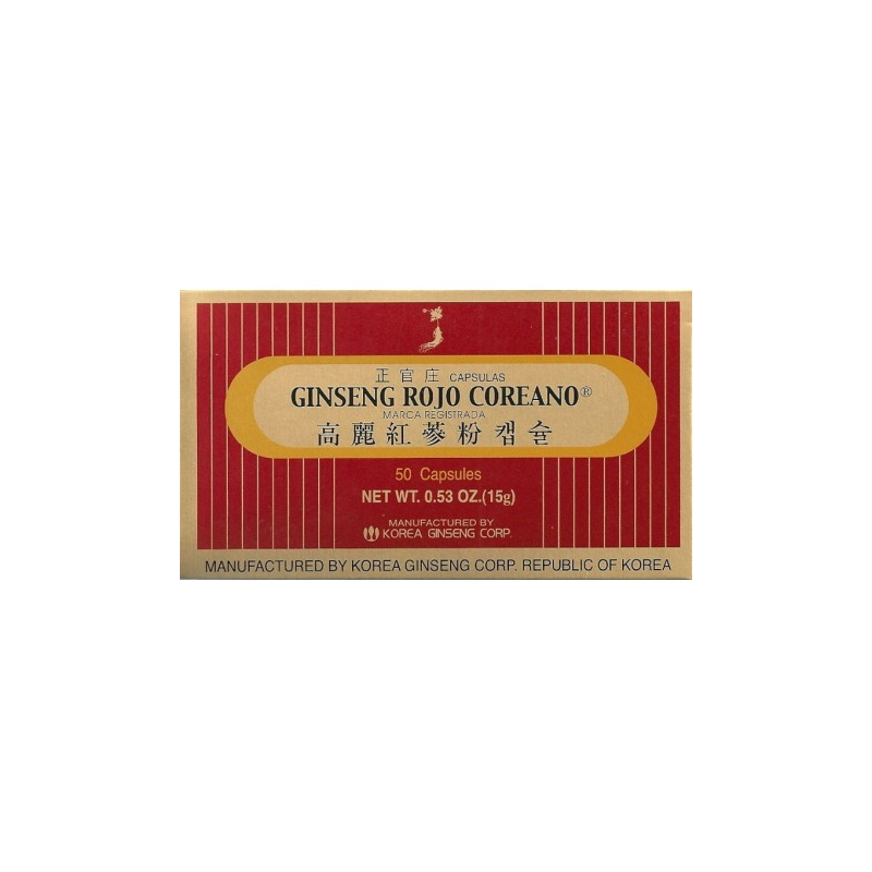 Ginseng rojo coreano redton 50cap