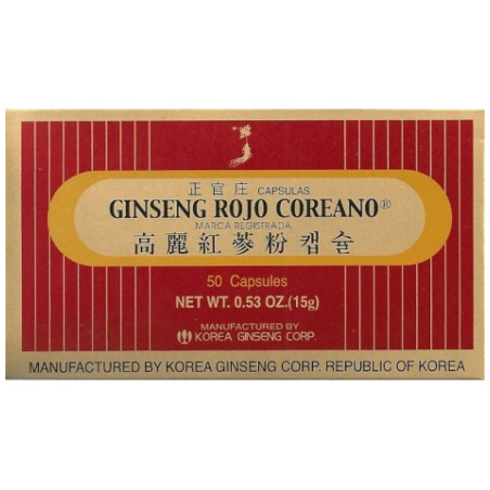 Ginseng rojo coreano redton 50cap