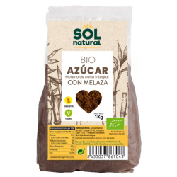 Azucar moreno de caña integral con melaza sol natu
