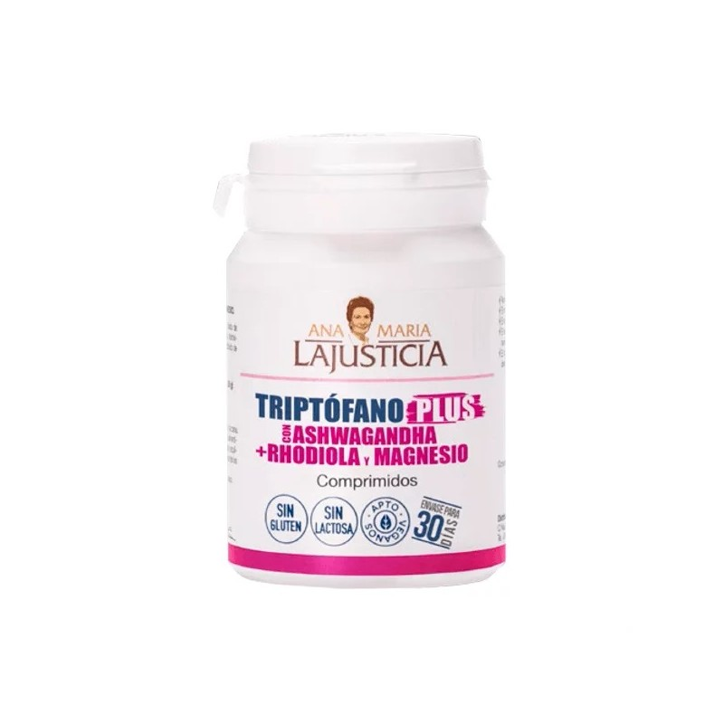 Triptofano plus ashwagandha rhodiola magnesio amj
