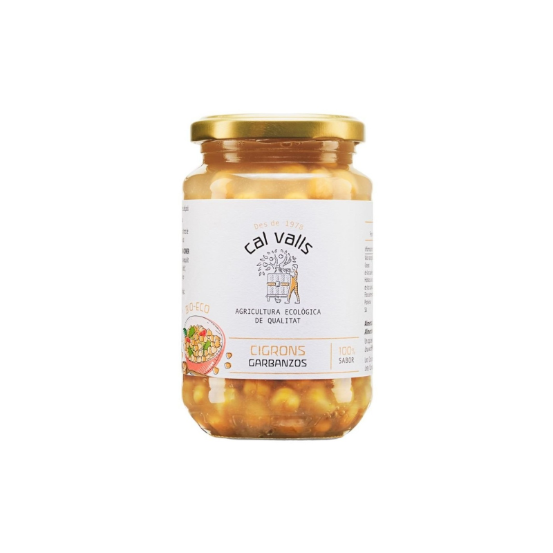 Garbanzos conserva bio 220gr cal valls