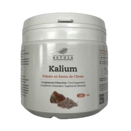 Kalium potasio citrato 180caps betula