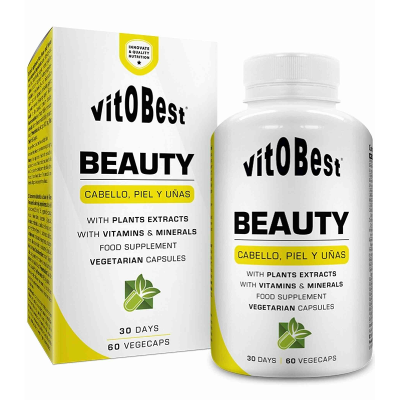Beauty cabello piel uñas vitobest 60vegcaps