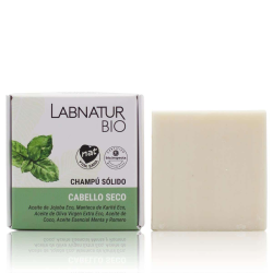 Labnatur bio champu solido cabello seco menta