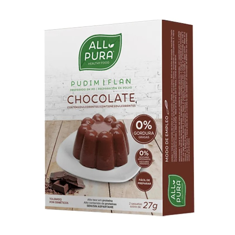 Flan de chocolate 27gr diedmed