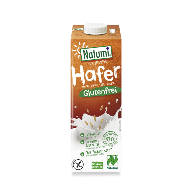 Leche avena s/g s/a s/lact vegan  bio1l natumi