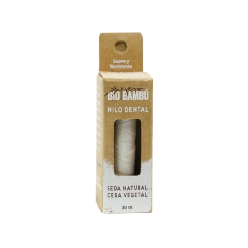 Hilo dental seda natural 30mt. bio-bambu