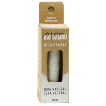 Hilo dental seda natural 30mt. bio-bambu