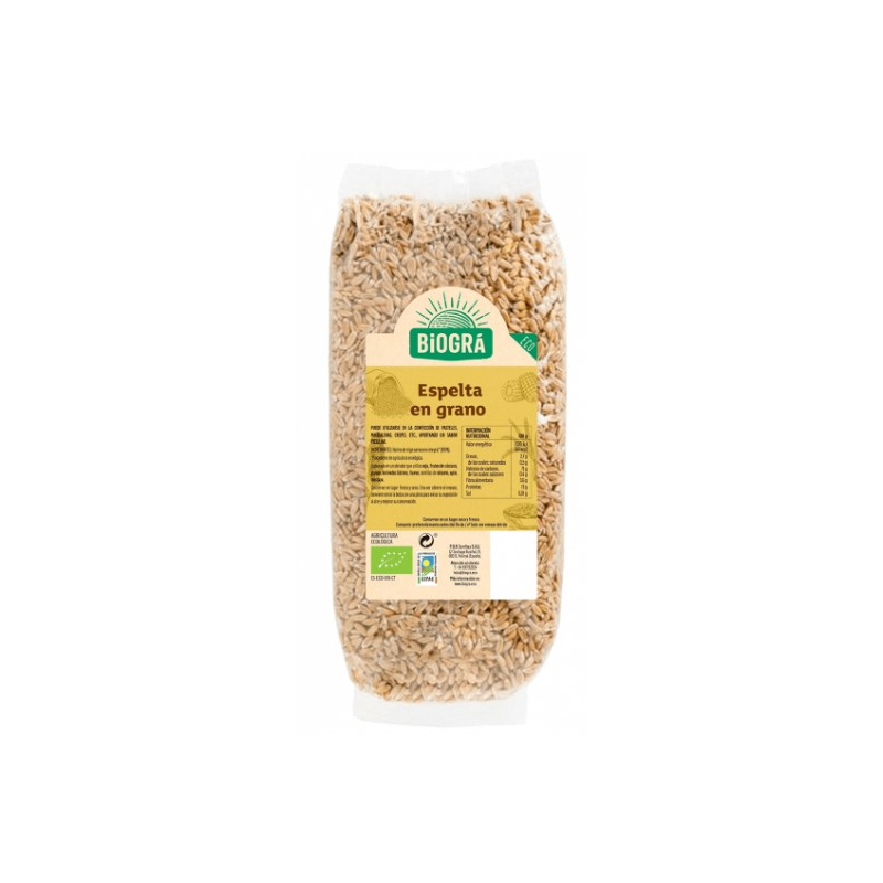Espelta grano 500gr biogra