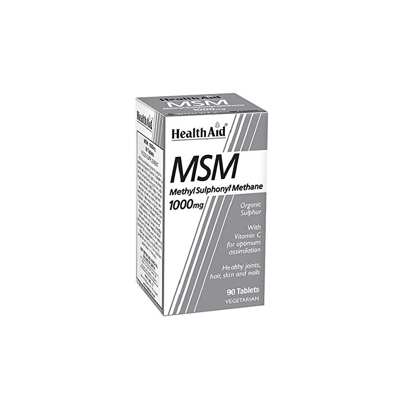 Msm 1000mg 90comp health aid