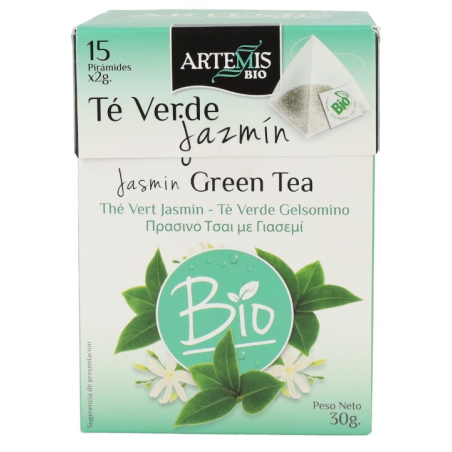 Artemis te verde jazmin bio 15 piramides