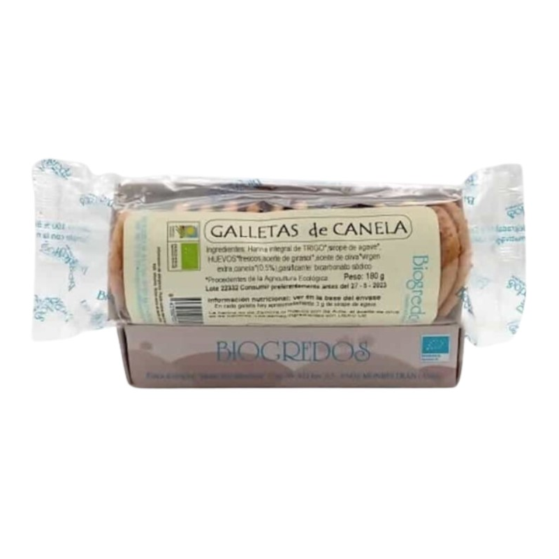 Galletas canela 180g biogredos
