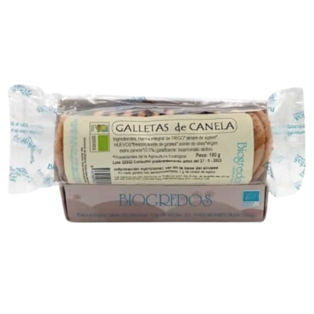 Galletas canela 180g biogredos